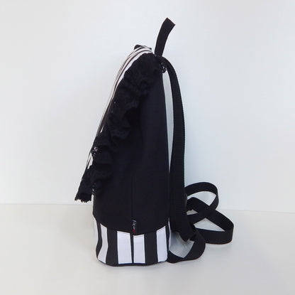 Gothic Striped Backpack