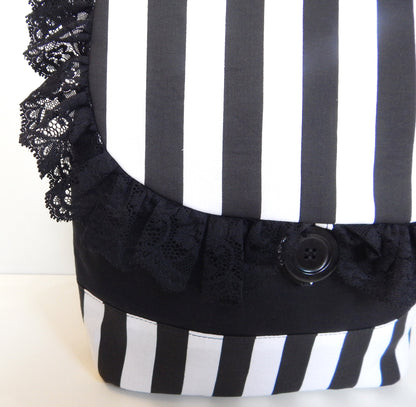 Gothic Striped Backpack