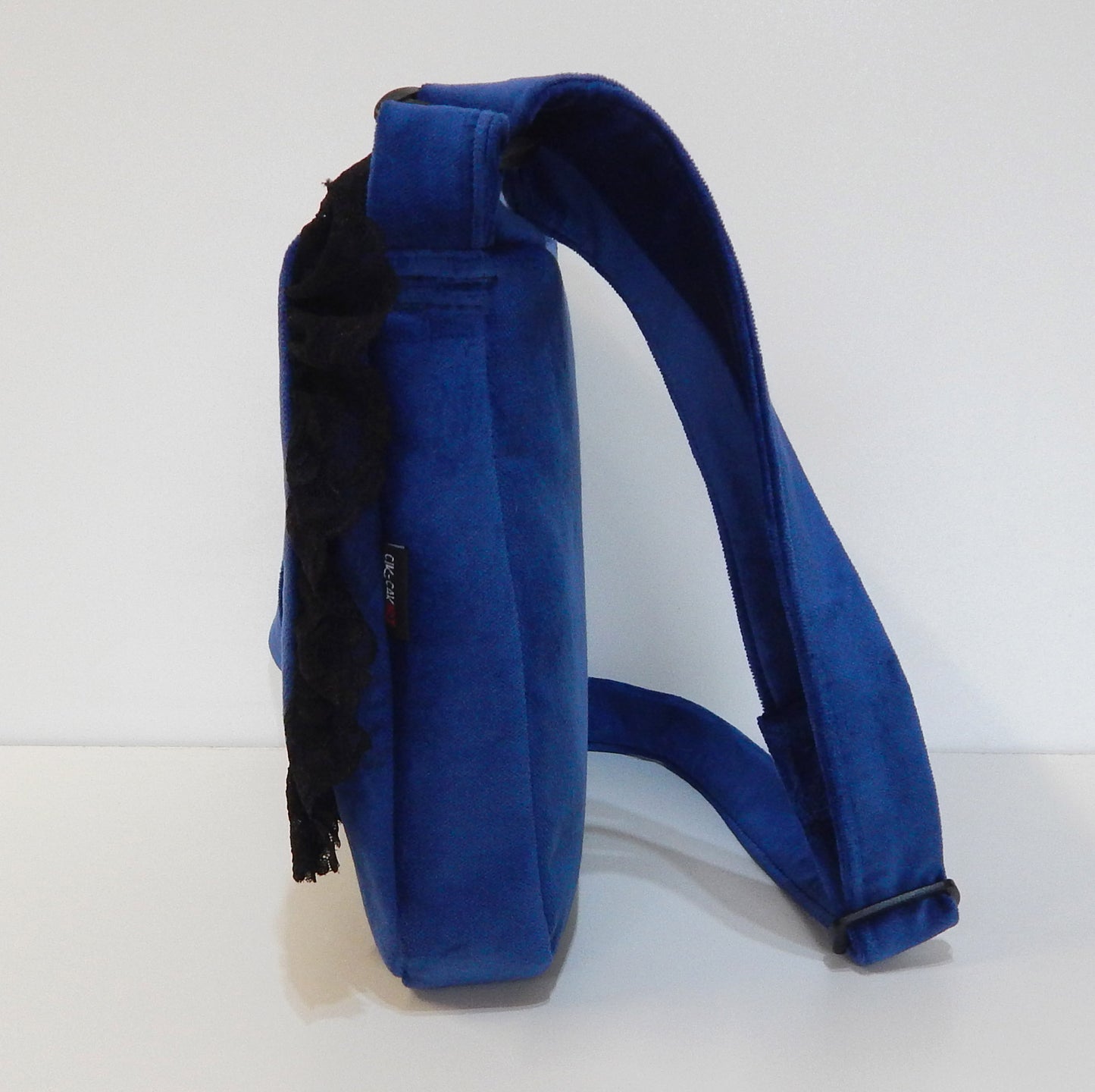 Dark Blue Plush Bat Bag