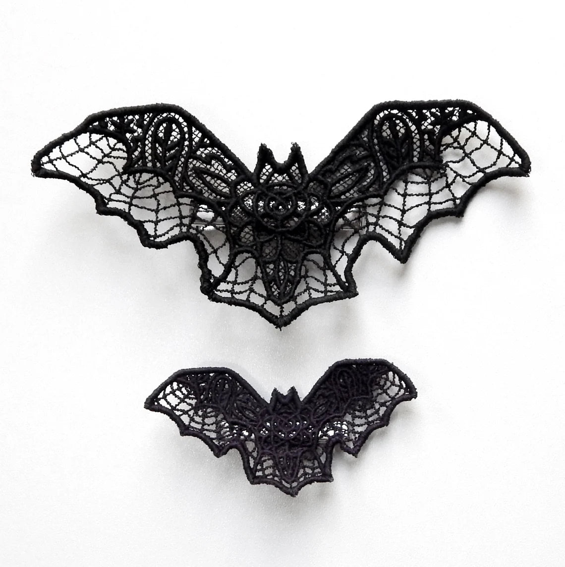 Gothic Bat Hair Clip